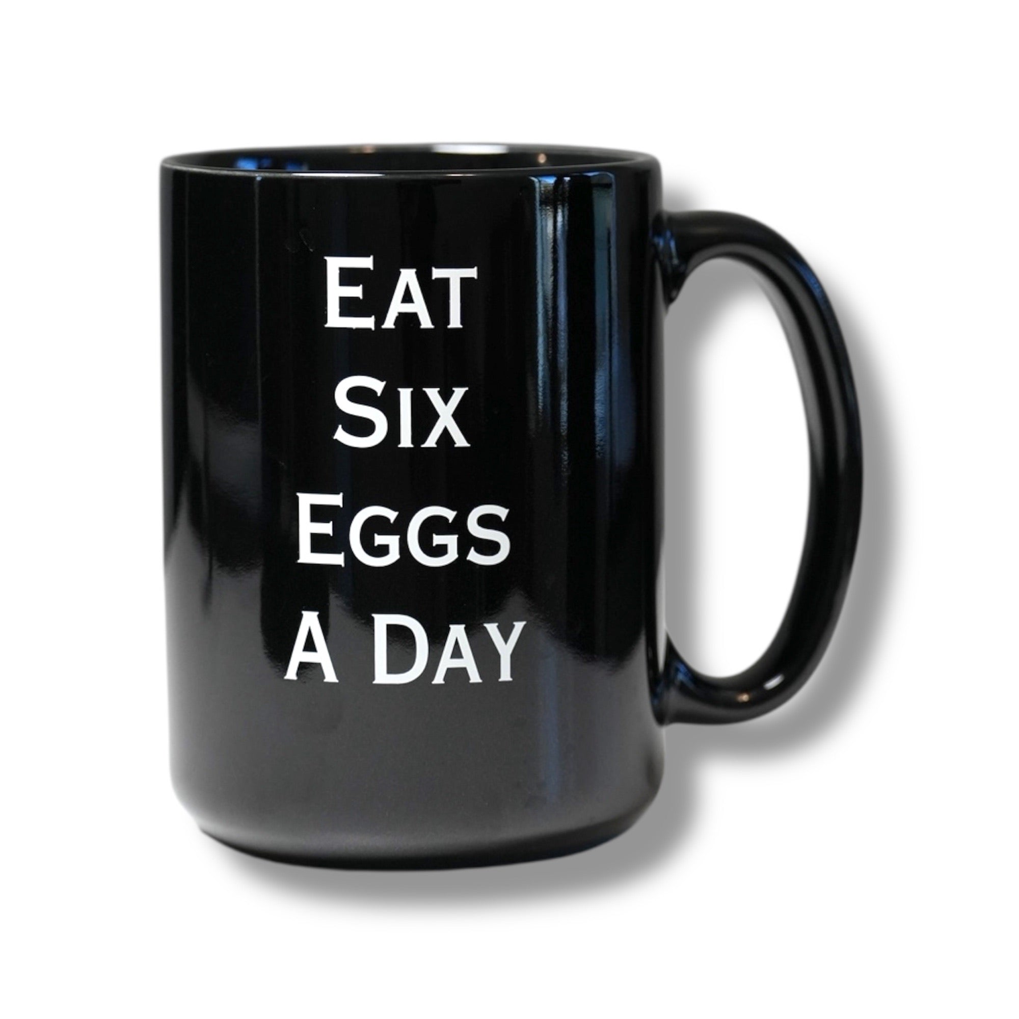 SPIDA MUG - EAT 6 EGGS A DAY